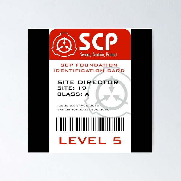 SCP Poster There is No Site-5 Scp-foundation 