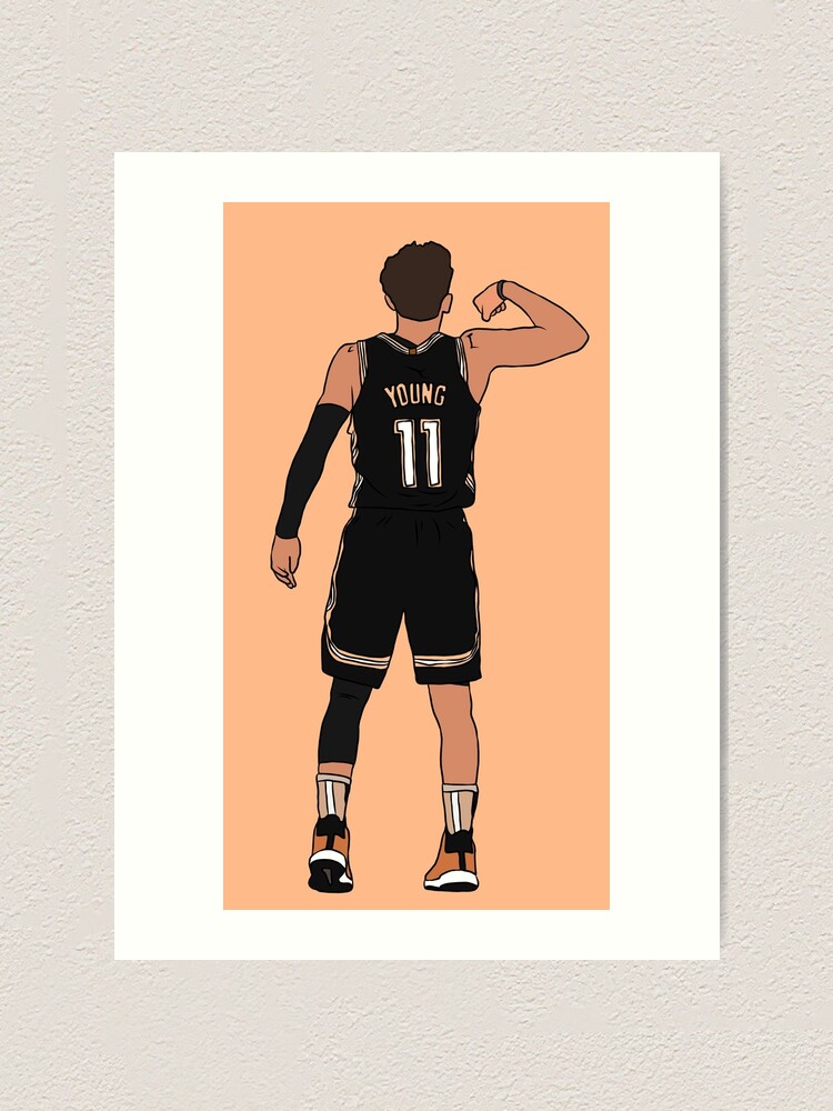 Trae Young Atlanta Basketball Fan Art Print