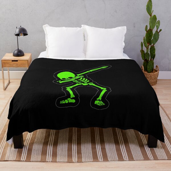 Item preview, Dabbing Skeleton Green Sticker designed and sold by ToriMoriarty.