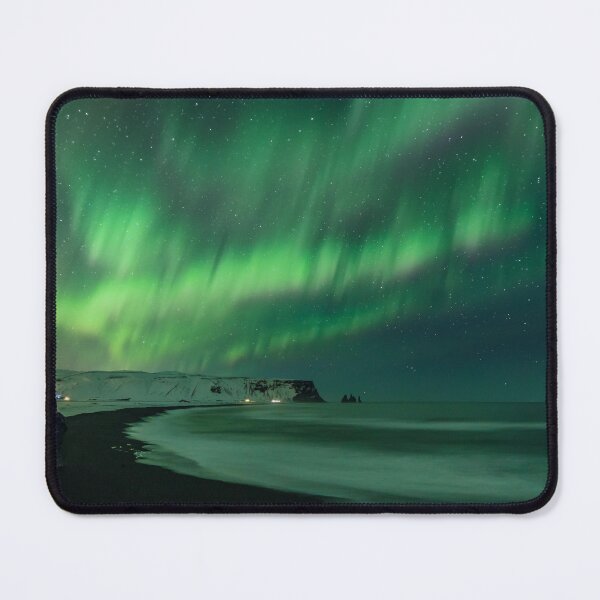 Item preview, Green black beach designed and sold by GraphicSmartCo.