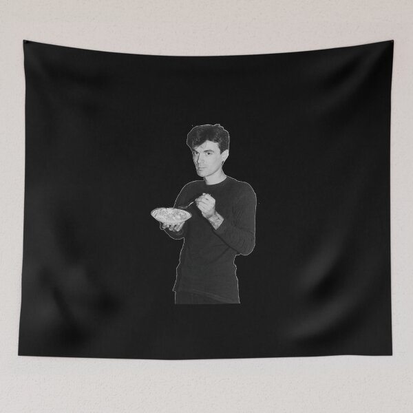 Item preview, David Byrne Talking Heads B&W Transparent  Sticker designed and sold by ToriMoriarty.