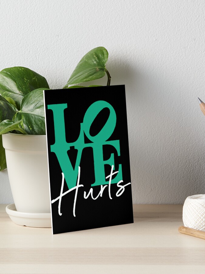 Eagles Love Hurts Art Board Print for Sale by CliffTamas