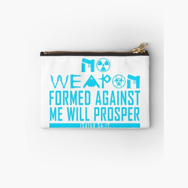 Item preview, No Weapon Shall Prosper (Ice Blue) designed and sold by Art of Darian.