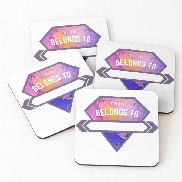Item preview, Blank Name Tag - Colorful Marble Pattern designed and sold by PixelBombs.