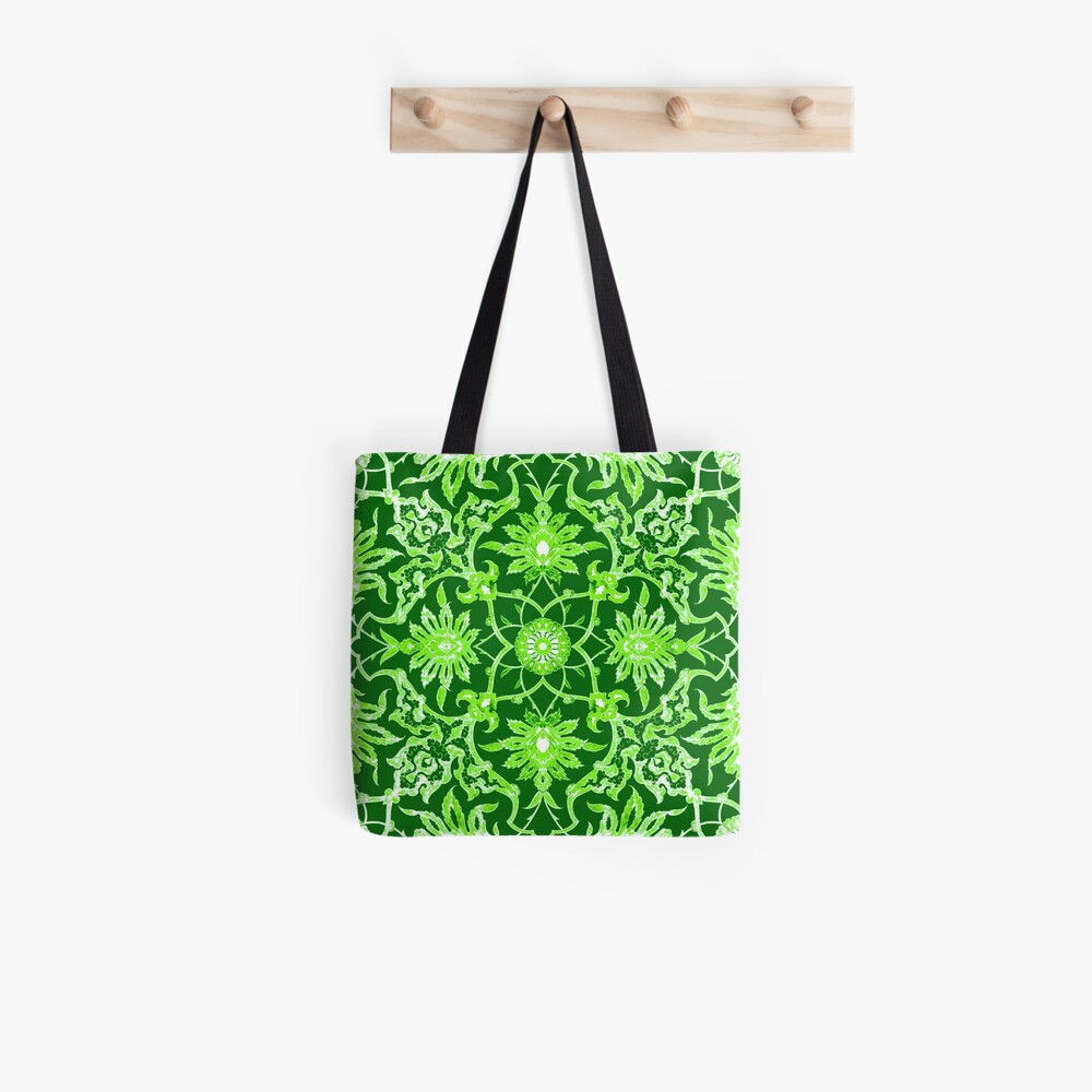 lime green tote bag