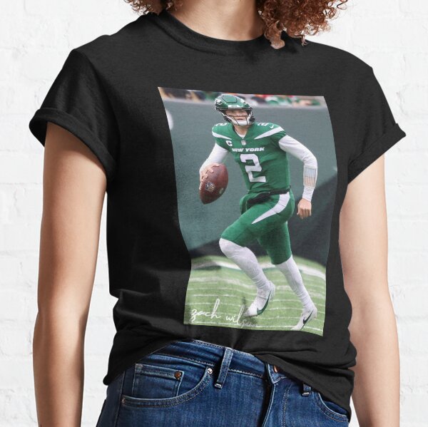 Nike Zach Wilson Green New York Jets Player Name & Number T-Shirt