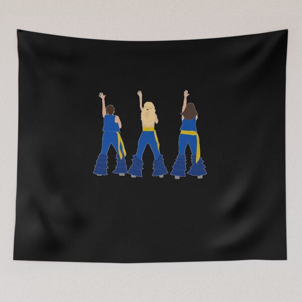 Item preview, Donna and the Dynamos - Mamma Mia Here We Go Again Sticker designed and sold by ToriMoriarty.