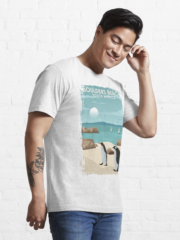 Rio De Janeiro Travel Poster in a vintage and minimal style. Essential  T-Shirt for Sale by Jorn van Hezik