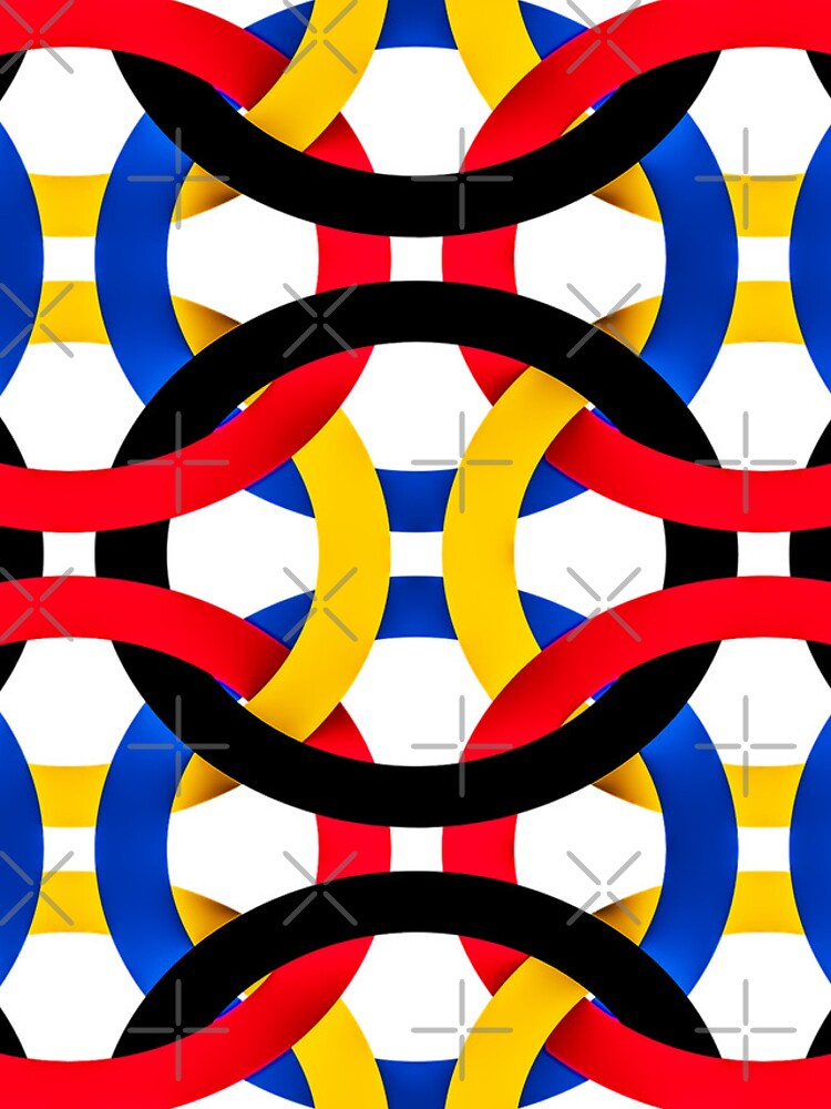 Thumbnail 4 of 4, iPhone Case, Color Combination Pattern, Retro Abstract Multi Color Pattern designed and sold by Mr-true-design.