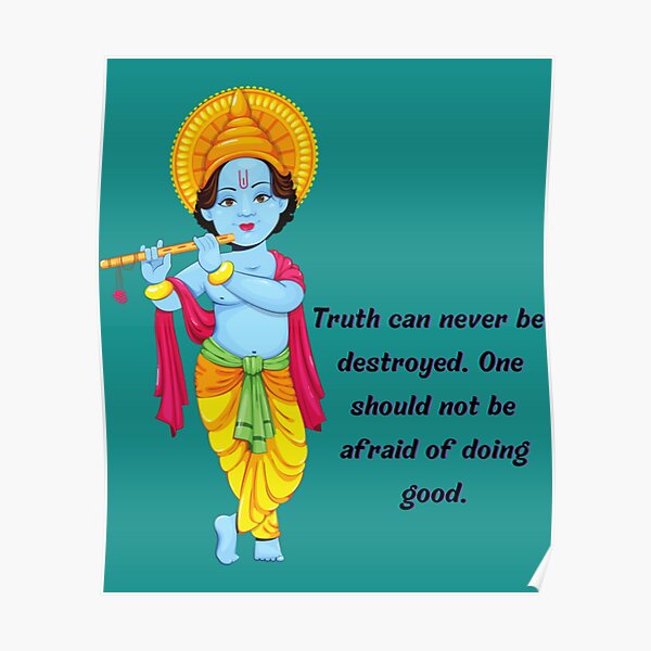 Lord Krishna Posters for Sale | Redbubble
