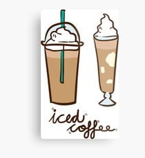 Iced Coffee Love 4 Metal Print Iced Coffee Love 4 Metal Print