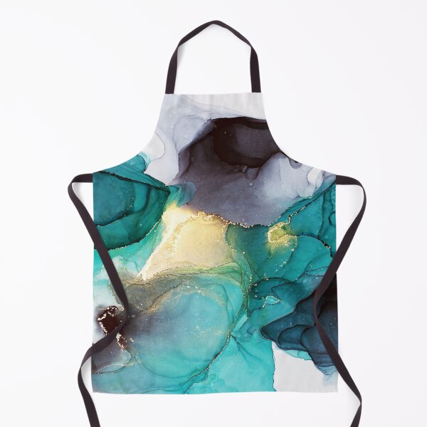 Item preview, Aqua Liquid Paint Marble 2 designed and sold by MysticMarble.