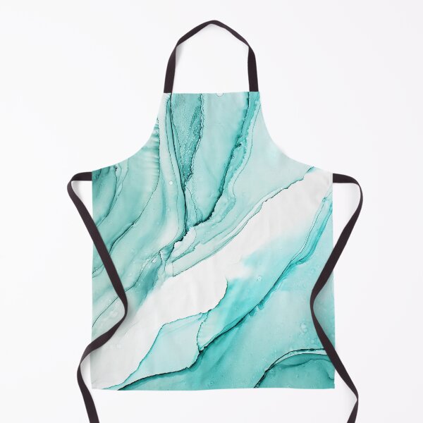 Item preview, Aqua Liquid Paint Marble 6 designed and sold by MysticMarble.