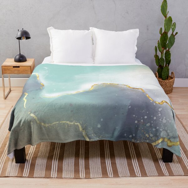Item preview, Aqua Liquid Paint Marble 7 designed and sold by MysticMarble.