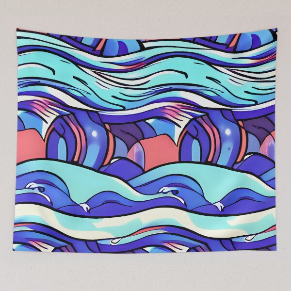 Item preview, Wierd Waves designed and sold by G6aShop.