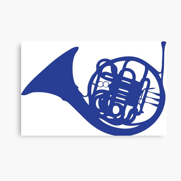 Cómo conocí a su madre Blue French Horn Lienzo