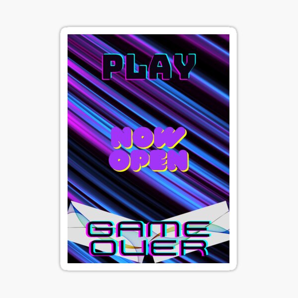 "play" Sticker for Sale by Sasamali | Redbubble