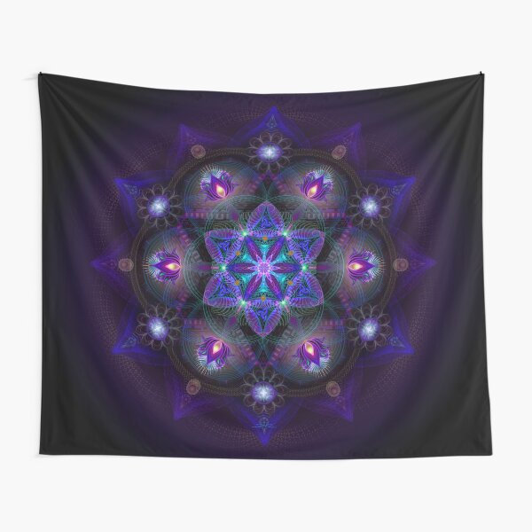 Flower Of Life Mandala Tapestry