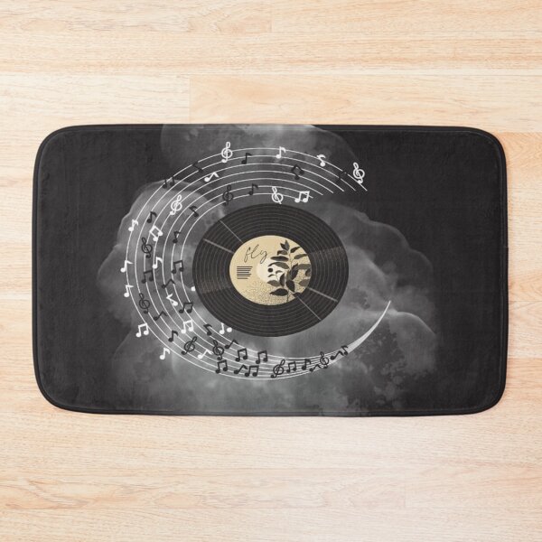 Item preview, 80'S MUSIC PLATE AND MUSIC NOTES designed and sold by TolgaOkanAydin.