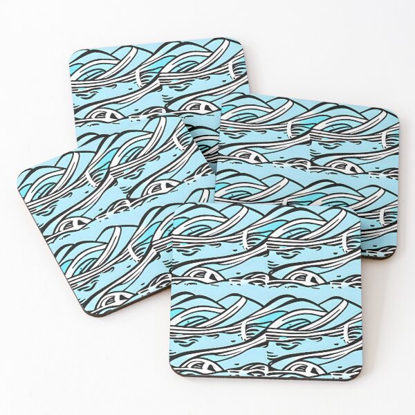 Item preview, Blue Waves designed and sold by G6aShop.