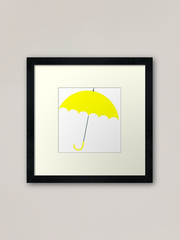 Alternate view of How I Met Your Mother Yellow Umbrella Framed Art Print