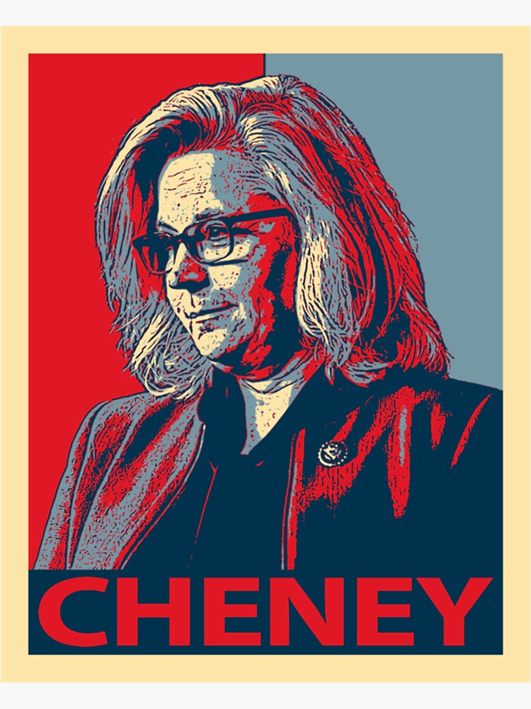 "liz cheney for president 2024 " Sticker for Sale by GideonsYoung