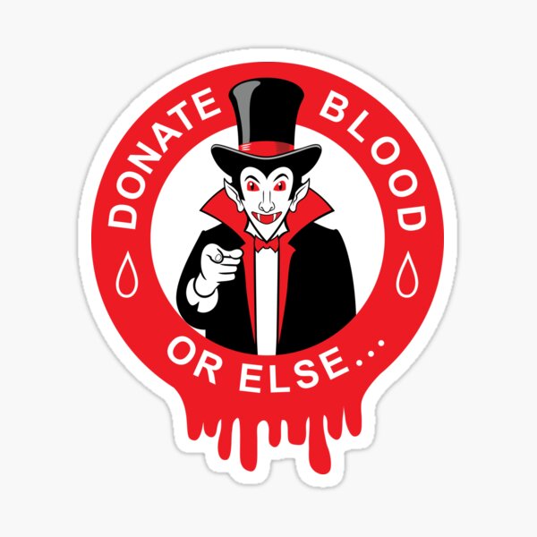 Item preview, DONATE BLOOD designed and sold by Catinorbit.