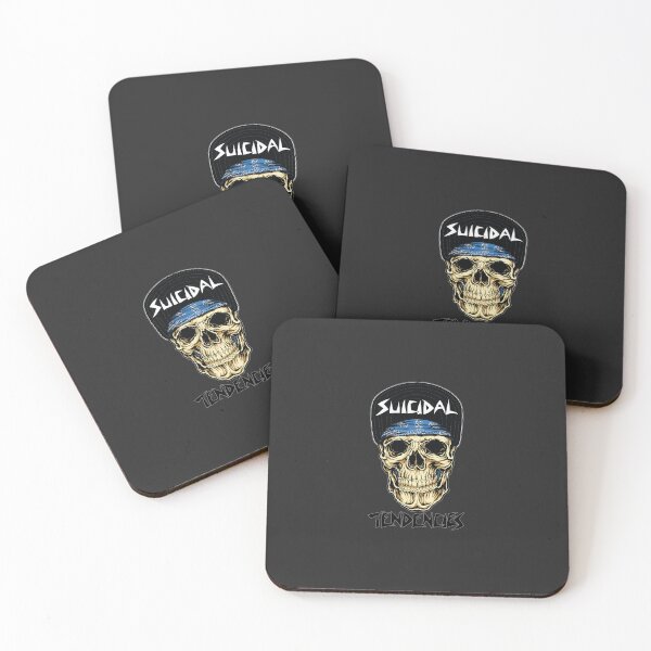 Item preview, face skull suicidal tendencies Sticker designed and sold by barbaraharbaug.