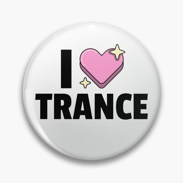 Item preview, I Heart Trance (black)  designed and sold by Discothreadz.