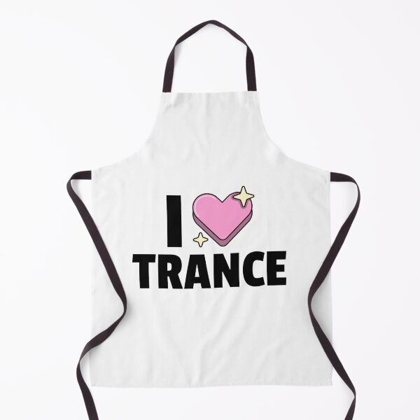Item preview, I Heart Trance (black) designed and sold by Discothreadz.