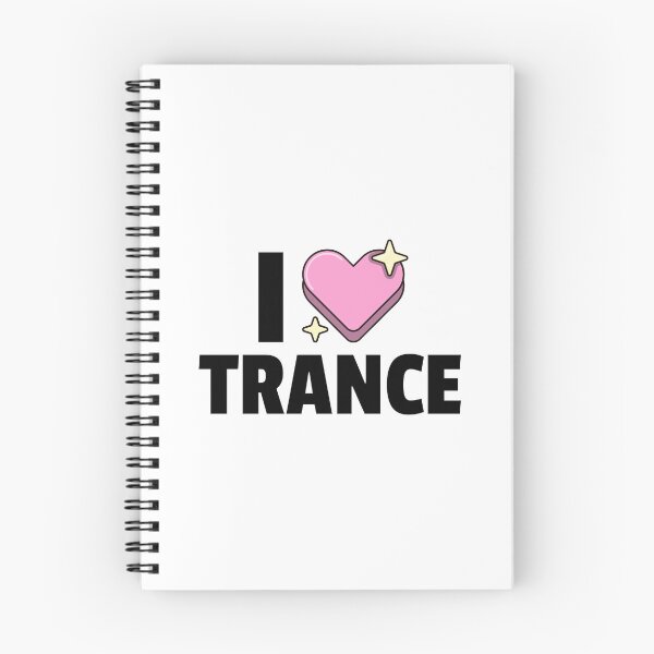 Item preview, I Heart Trance (black)  designed and sold by Discothreadz.