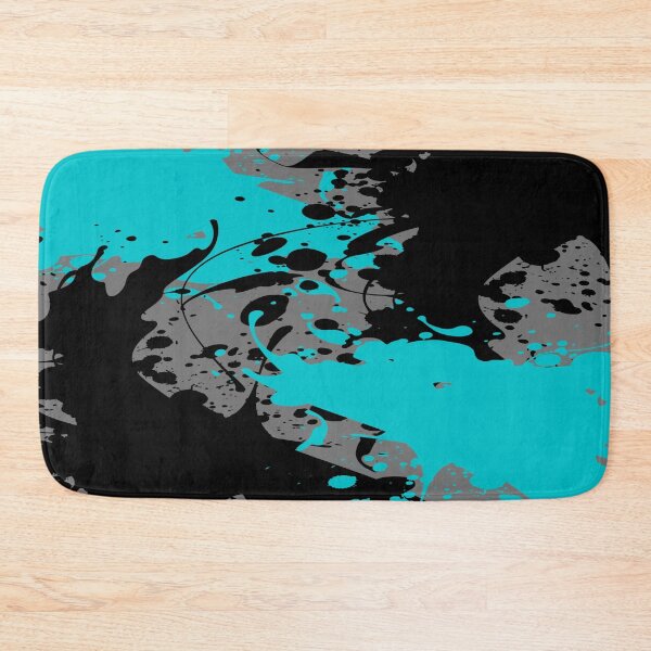 Item preview, Abstract Black and Turquoise designed and sold by calibrit.
