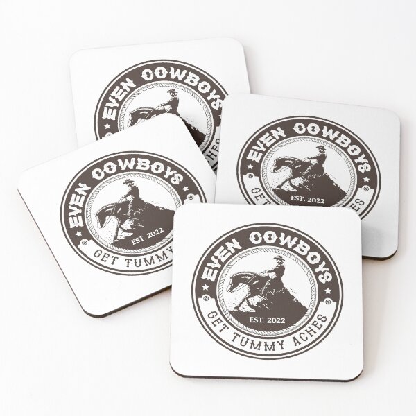 Item preview, Even Cowboys Get Tummy Aches designed and sold by chillaxcats.