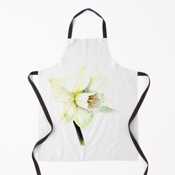 Item preview, Tamara Snow Daffodil. Original Acrylic Painting by Jane Green. White background designed and sold by janesg.
