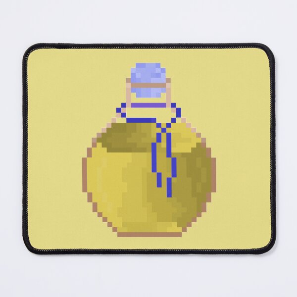 Item preview, gold pixel potion designed and sold by autumnalmanac.