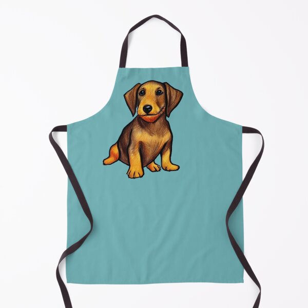 Item preview, Wirehaired dachshund puppy designed and sold by ODINDISA.