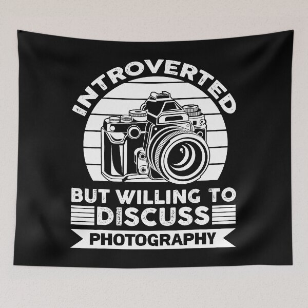 Item preview, Introverted But Willing To Discuss Photography designed and sold by ArcWarden-art.