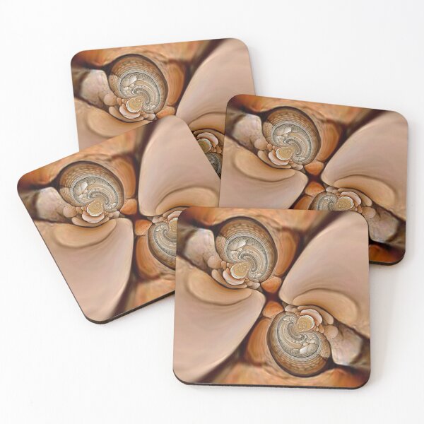 Item preview, brown pink grey and brown beach pebble pattern  designed and sold by mister-john.