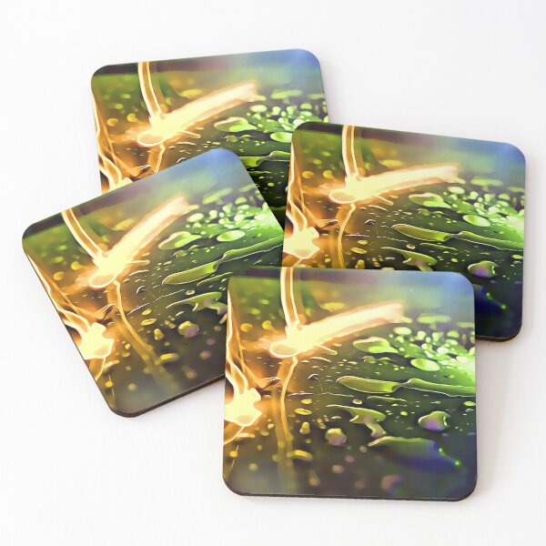 Item preview, abstract light water droplets designed and sold by MIKAFXSTORE.