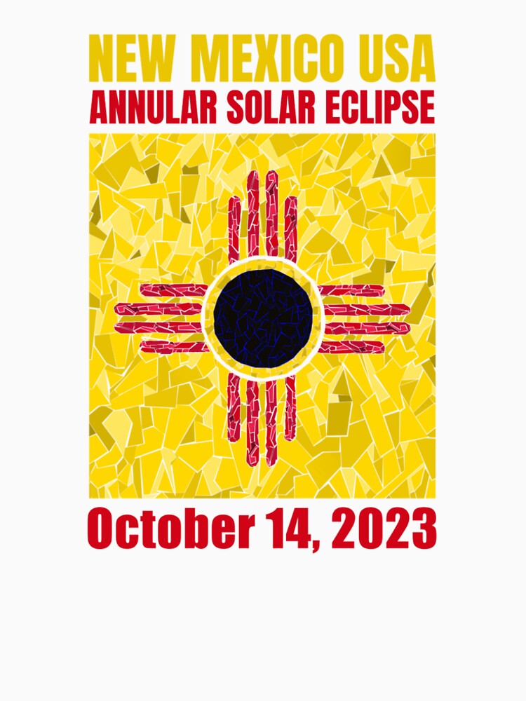 Thumbnail 6 of 6, Premium T-Shirt, New Mexico Annular Eclipse 2023 designed and sold by Eclipse2024.
