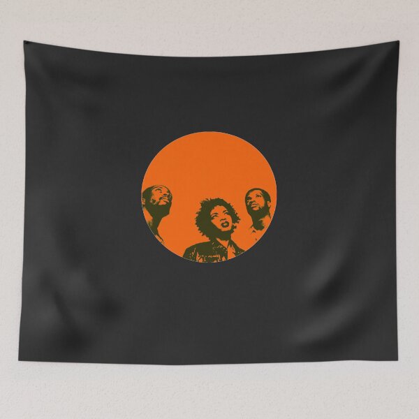 Item preview, Fugees Minimal  Sticker designed and sold by barbaraharbaug.