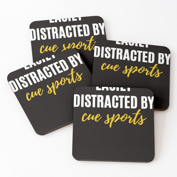 Item preview, Easily Distracted By Cue Sports Perfect Gift for Hobbies  designed and sold by chadMatthe1.