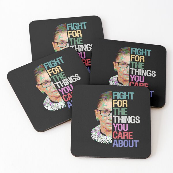 Item preview, Fight-for-the-Things-You-Care-About-RBG-Ruth-Bader-Ginsburg-Art-Print designed and sold by Acep165tw.