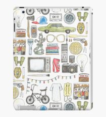 STRANGER THINGS object illustration barb glasses quote eggs 011 upside down demogorgon eleven iPad Case/Skin