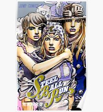Steel ball run jojo bizarre adventure Poster