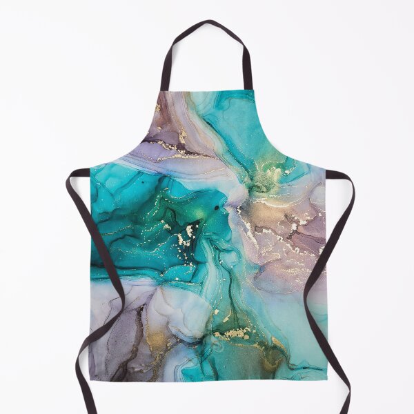 Item preview, Aqua Liquid Paint Marble 10 designed and sold by MysticMarble.