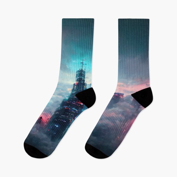 Item preview, Cyberpunk Synthwave Cloud City designed and sold by yAnn1x.