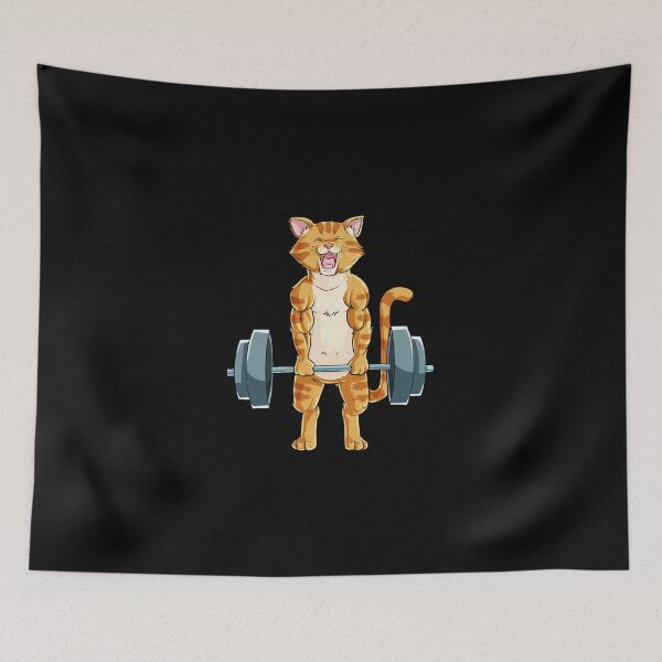 Item preview, Cat-Deadlift-Powerlifting-T-Shirt-Fitness-Gym-Lifting-Weights-Tee-Gifts designed and sold by Whada65tw.