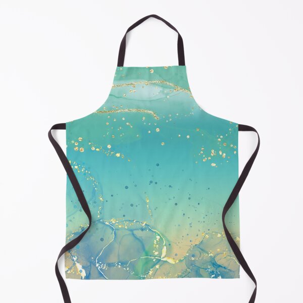 Item preview, Aqua Liquid Paint Marble 11 designed and sold by MysticMarble.