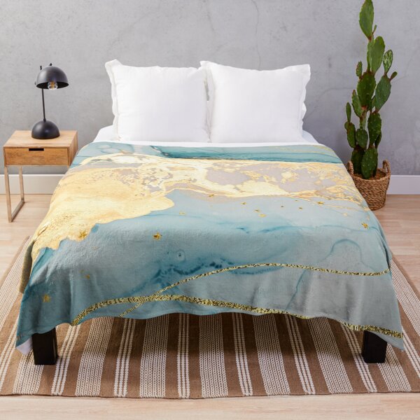 Item preview, Aqua Liquid Paint Marble 12 designed and sold by MysticMarble.